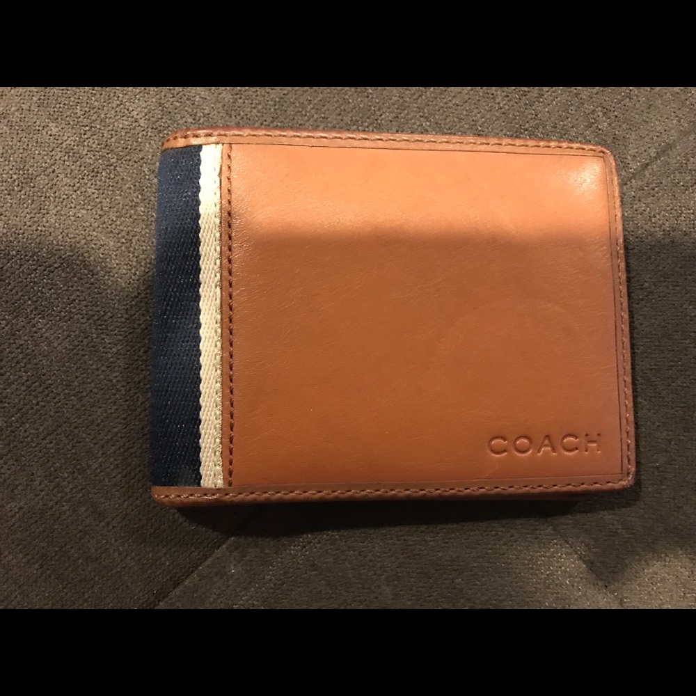 Men’s coach leather wallet